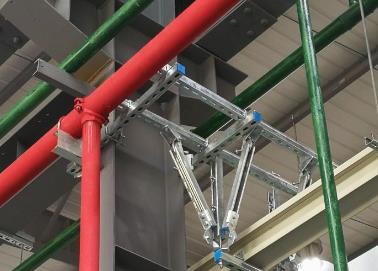 高州该抗震支架的整体式支吊架结构协调性好